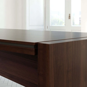 MDD Office Furniture Status T-Shape Executive Desk w/Extension, Composition 2