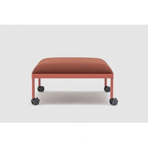 MDD Office Furniture Stilt Fabric Office Ottoman w/Metal Legs