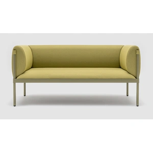 MDD Office Furniture Stilt Fabric Office 2 Seater Sofa w/Metal Legs