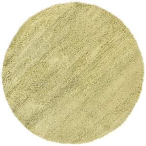 Chandra Strata Wool Handmade Rug, 7'9-inch Round, Light Green
