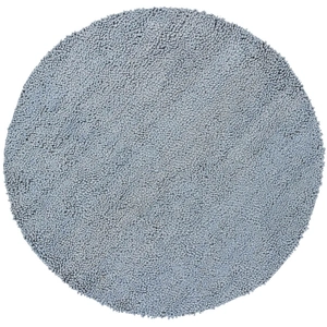Chandra Strata Wool Handmade Rug, 7'9-inch Round, Blue