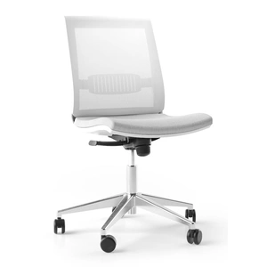 NARBUTAS Eva Task Chair w/Plastic Chair Body in White