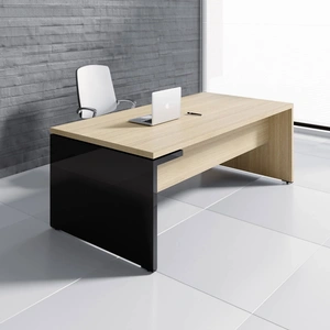 MDD Office Furniture Mito Executive Desk w/Gloss Side Panel