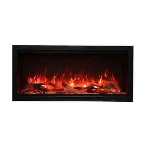 Amantii Symmetry-XT Glass Electric Fireplace