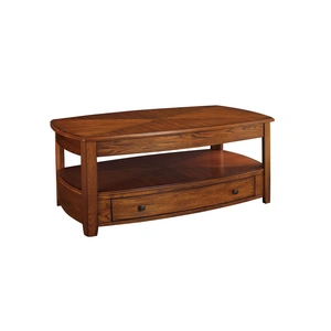 Hammary Primo Warm Wood Rectangular Lift-Top Coffee Table Set, Medium Brown