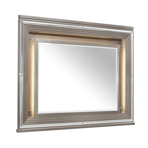 Homelegance Tamsin Wood Mirror with LED Lighting