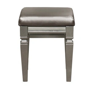 Homelegance Tamsin Leatherette/Wood Vanity Stool