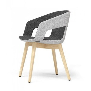 NARBUTAS TWIST&SIT Armchair, Wood Base