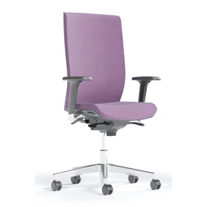 NARBUTAS Aura Task Chair w/Height Adjustable Backrest, Synchro Mechanism, Anti-Shock System, Polished Aluminium