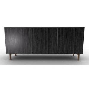 Calligaris Universal Ceramic/Wood/Glass Customizable Sideboard w/3 Doors & Wooden Feet
