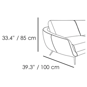 Diven Living Temp Leather Sofa