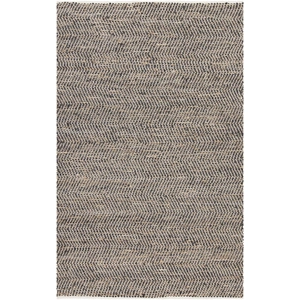 Chandra Tenola Jute/Leather/Cotton Rectangular Handmade Rug