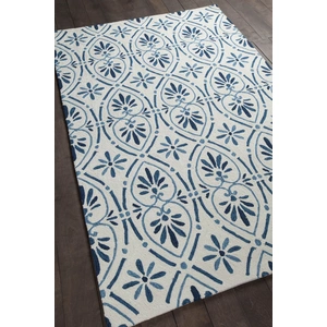 Chandra Terra Polypropylene Rectangular Handmade Rug, Composition 1