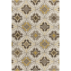 Chandra Terra Polypropylene Rectangular Handmade Rug, Composition 2