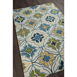 Chandra Terra Polypropylene Rectangular Handmade Rug, Composition 2