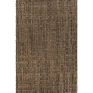 Chandra Tiffany Jute Rectangular Handmade Rug, Natural/Green