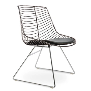 SohoConcept Furniture Tiger Metal Dining Chair w/Wire Base
