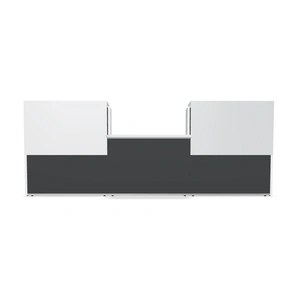 MDD Office Furniture Tera 120-inch Straight Medium Reception Desk w/Counter Top, ADA Compilance