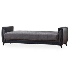 Casamode Tuxedo Polyester Convertible Storage Sofa