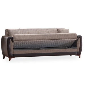Casamode Tuxedo Polyester Convertible Storage Living Room Set