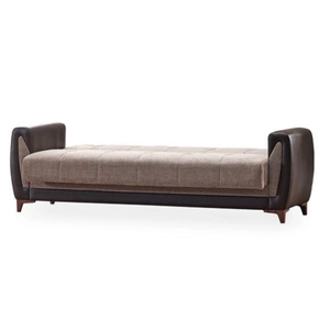 Casamode Tuxedo Polyester Convertible Storage Sofa