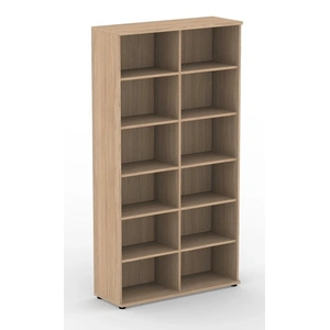 NARBUTAS Uni Melamine Office Bookcase w/12 Shelves