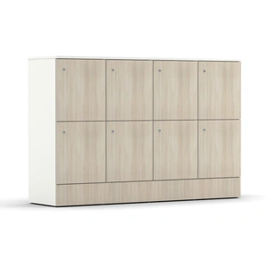 Actiu Locker S20 4x2 Office Storage w/Lock & Plinth
