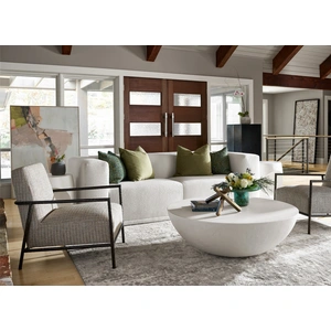 Universal Furniture Everdin Round Coffee Table, White