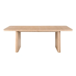 Universal Furniture Nomad Wood Rectangular Dining Room Set, White Oak
