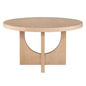 Universal Furniture Callon Wood Round Dining Table, White Oak