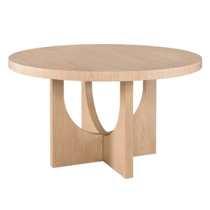 Universal Furniture Callon Wood Round Dining Table, White Oak