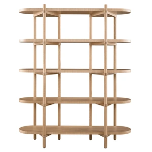 Universal Furniture Etagere Wood Shelf, White Oak