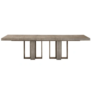 Universal Furniture Del Monte Wood/Metal Dining Room Set, Weathered Oak