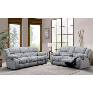Global Furniture USA U250 Fabric Console Reclining Loveseat