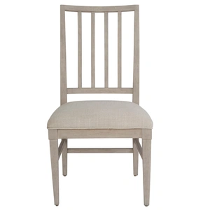 Universal Furniture Coalesce Fabric/Wood Side Chair, Asbury Oyster
