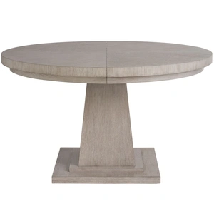 Universal Furniture Rasmus Wood Round Dining Table, Rolling Fog