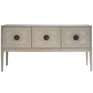 Universal Furniture Madden Wood Sideboard w/3 Doors & 2 Drawers, Rolling Fog