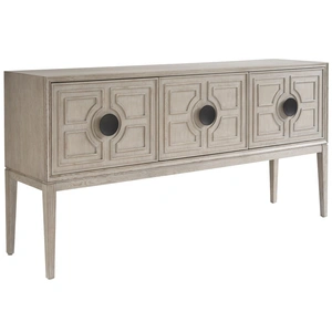 Universal Furniture Madden Wood Sideboard w/3 Doors & 2 Drawers, Rolling Fog
