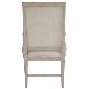 Universal Furniture Coalesce Fabric/Wood Upholstered Arm Chair, Asbury Oyster (Set of 2)