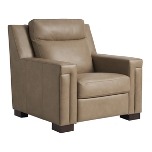 Universal Furniture Mixon Leather Power Recliner Chair in Caruso Falvo