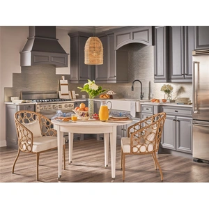 Universal Furniture Watercolor Wood Dining Room Set, White Sand