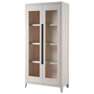 Universal Furniture Zella Wood/Glass Display Cabinet w/2 Doors
