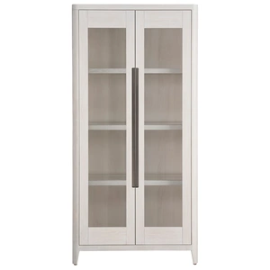 Universal Furniture Zella Wood/Glass Display Cabinet w/2 Doors