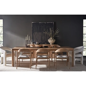 Universal Furniture Malone Wood Dining Room Set, Natural Oak