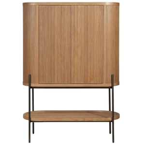 Universal Furniture Linnea Wood Bar Cabinet w/2 Doors & 2 Drawers, Natural Oak