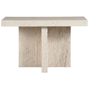 Universal Furniture Daxton Stone Console Table, White Travertine