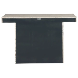 Universal Furniture Daxton Stone Console Table, White Travertine