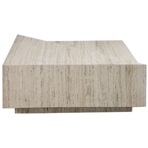 Universal Furniture Daxton Stone Square Coffee Table w/Casters, White