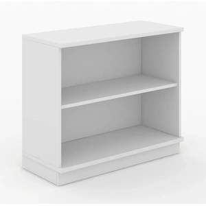 NARBUTAS Uni Melamine Office Bookcase w/2 Shelves