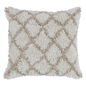 Classic Home CO Baraza 22-inch x 22-inch Pillow, Natural / Ivory (Set of 2)